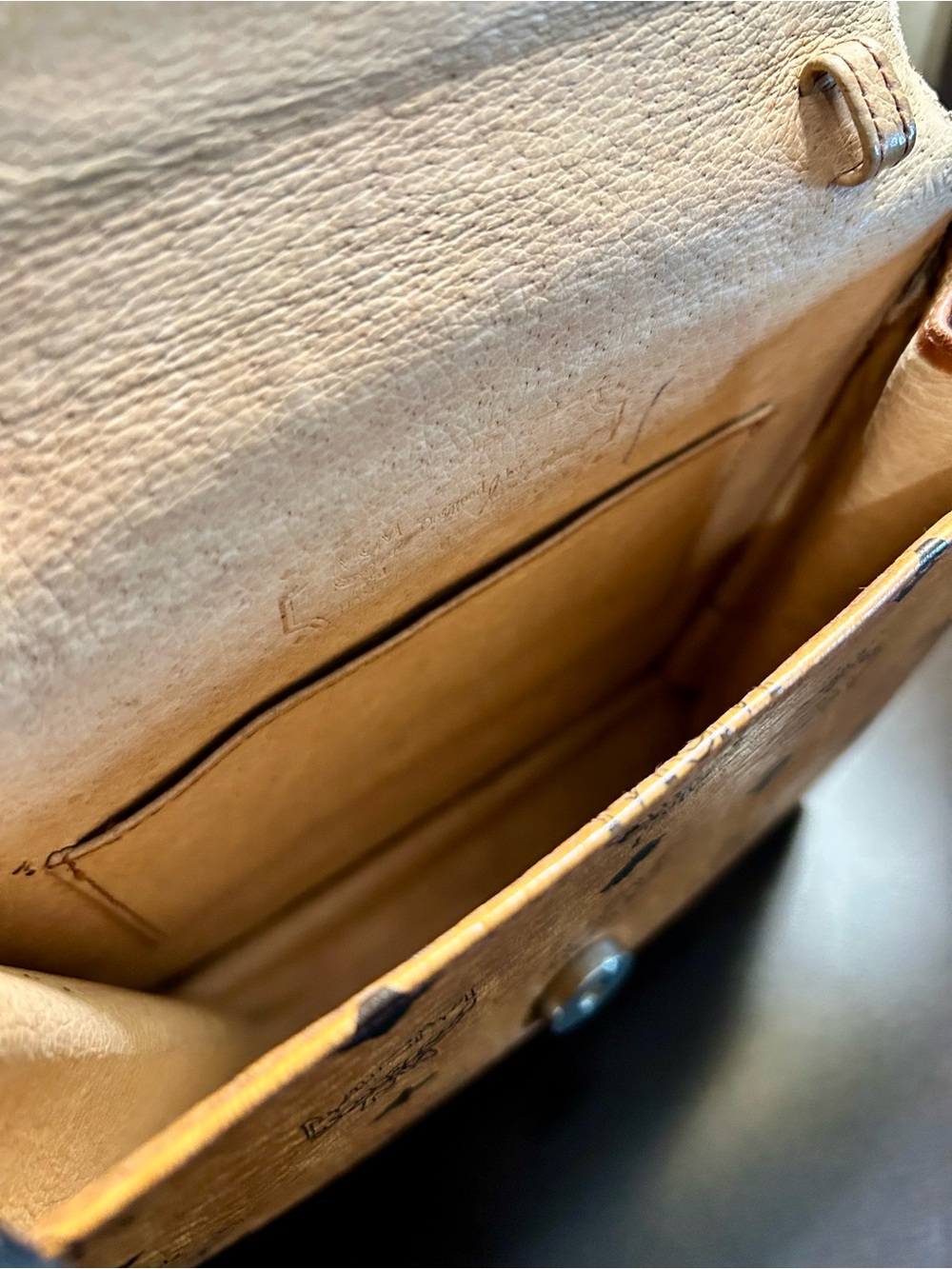 MCM Cognac Monogram Crossbody 💫 - Picture 13 of 16